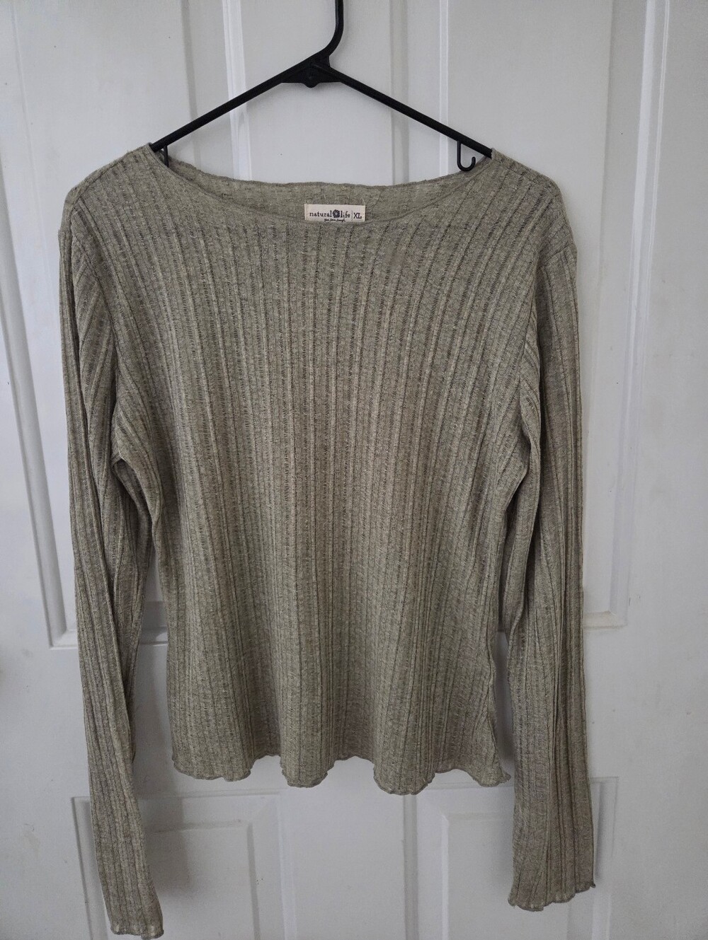 Natural Life Pearl Green Layering Top